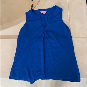 Lilly Pulitzer blue tank top